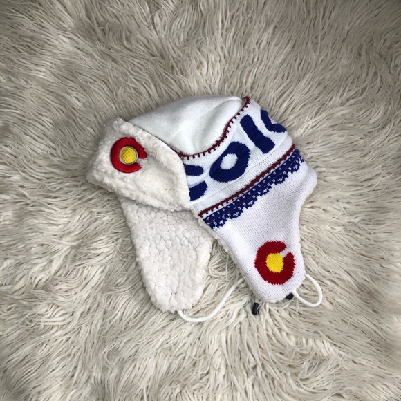 Other - Colorado Knit Sherpa Lined Ski Hat